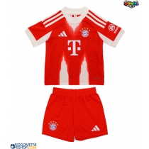 Otroški Nogometni dresi Bayern Munich Domači 2025-26 Kratek Rokav (+ Kratke hlače)